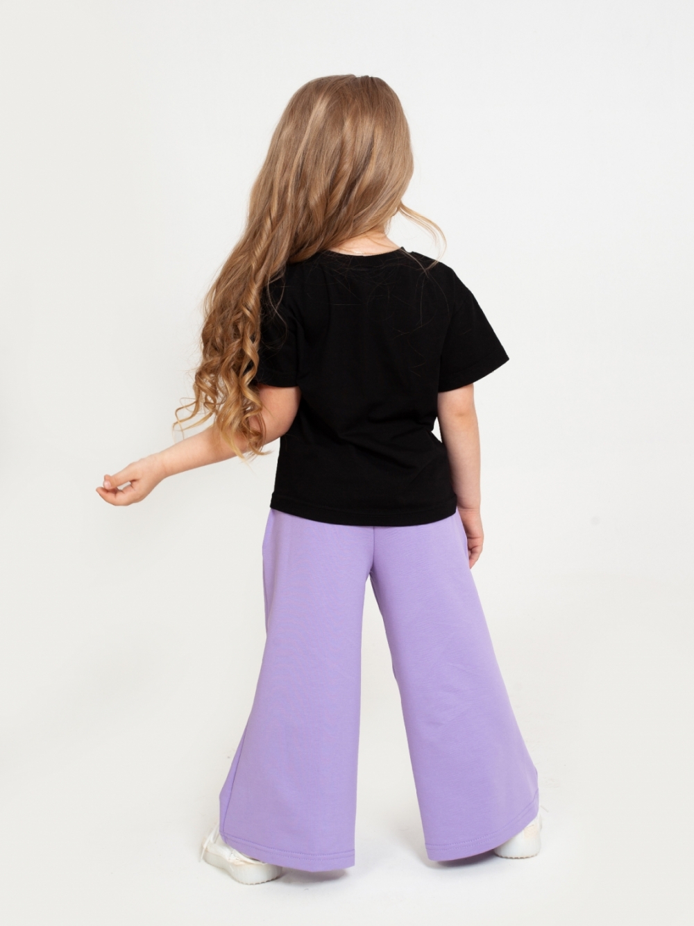 324-Ч. Футболка детская, черная, хлопок 95% кулирка, 5% лайкра, размеры 86,92,98,104,110,116