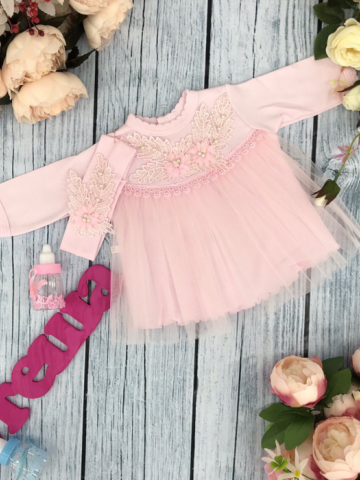 Купить оптом 160-ДР. Платье с повязкой на голову,хлопок 100 % интерлок 74,80,86 в Калуге