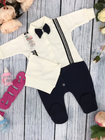 Купить оптом 207. Комбинезон ясельный с шапкой,100% хлопок интерлок в Калуге